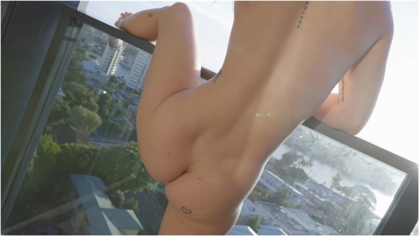 Scarlet Chase - Gold Coast Balcony Dildo Anal Play