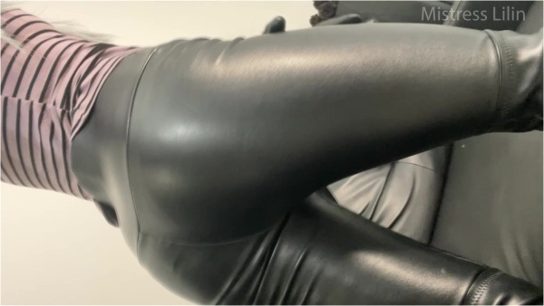 Mistress Lilin - Cum for my Leather Tease and JOI
