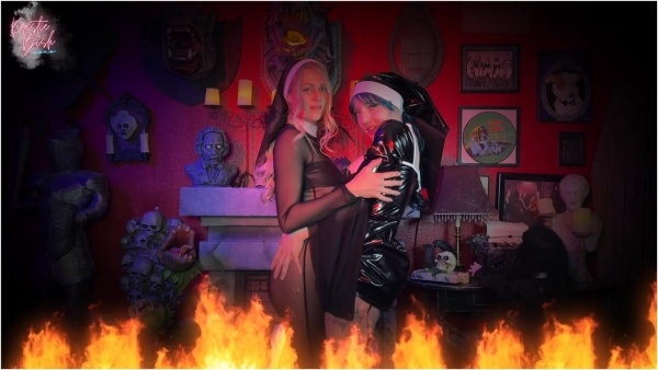 Kristie Bish and AshleyyLovee - Sinister step Sisters GOONING JOI