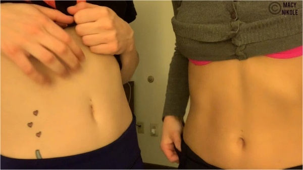 Macy Nikole - BellyButton Play With Blake LaVista