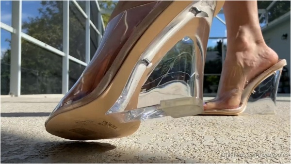 Ivory Soles - See Through Wedges!