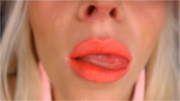 Petite Mercy - Orange Lipstick Blackout Kisses