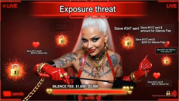 Mistress Misha Goldy - Suprema Calaverra Blackmails Your Filthy Secrets Live