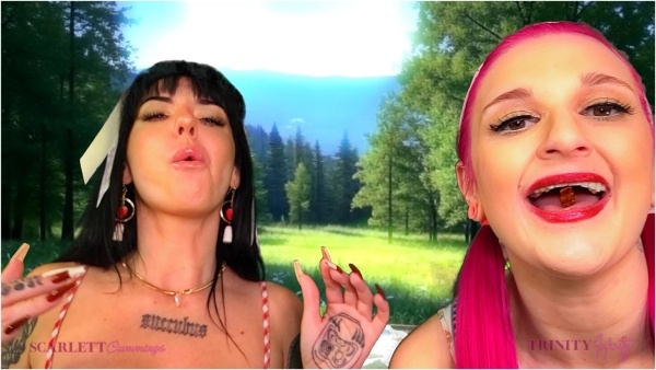 Scarlett Cummings - Giantess Picnic Eating Tiny Men