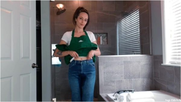 Sage Eldritch - Starbucks Girl Wetting Her Jeans and Panties