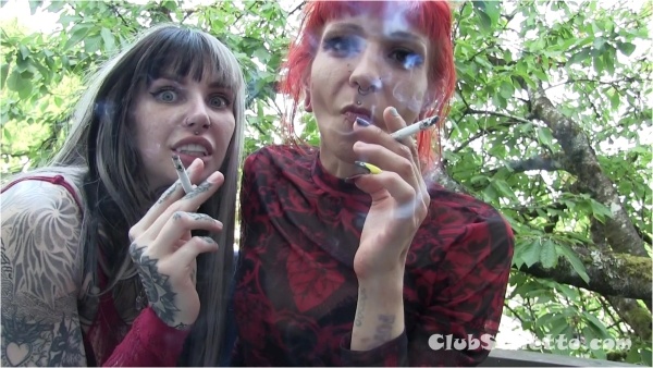 Club Stiletto - You'll be Our human Ashtray - Goddess Amelia and Mistress Mercy Rage