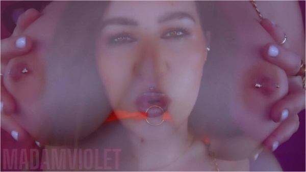Goddess Madam Violet - Milked By My Breasts