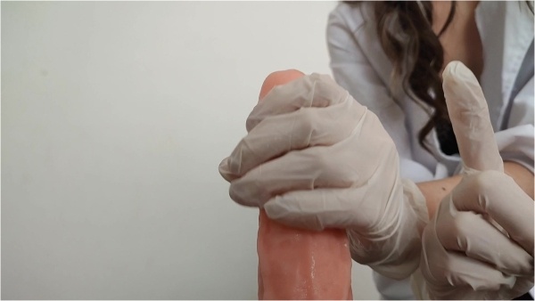 Mistress Maxima - NURSE gets you relaxed before PROSTATE EXAM