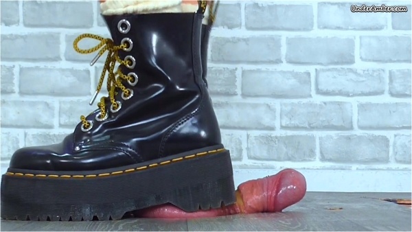 Under Amber - Crushing and Draining Your Cock and Balls Twice Under My Monster Pla