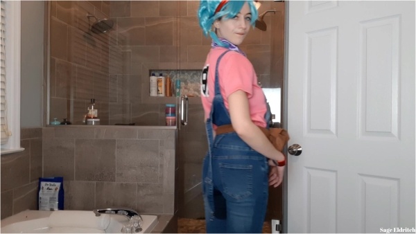 Sage Eldritch - Bulma Wetting Her Jean Overalls and Panties