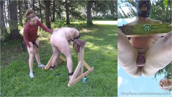 MistressVia54 - Fucking My whore out back