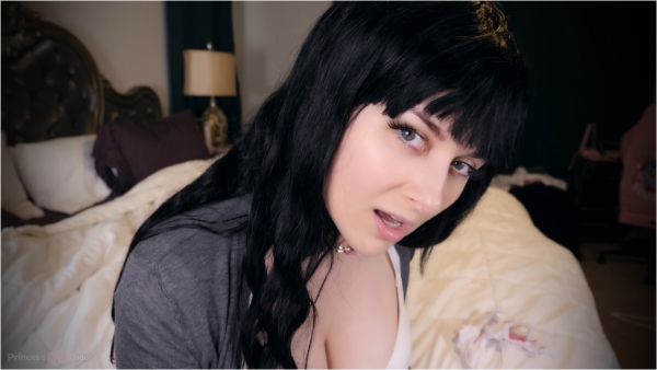 Princess Ellie Idol - EAT YOUR CUM BUSTY BABYSITTER JERKS YOU WITH CUM STAINED PA