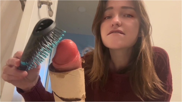 FetishMistress - My Step Bro Got His Cock Stuck Step Sister Edging Fantasy