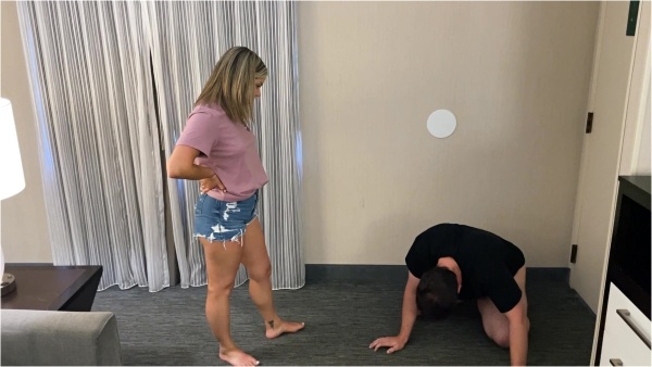 Onlyballkicking - Brutal Barefoot Ballbusting in Shorts - You Don't Need Your Balls - Tori
