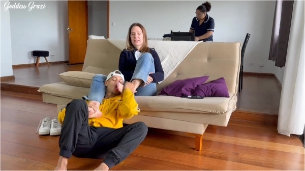 Goddess Grazi - The maids step son - He never knew he loved feet Ep 3