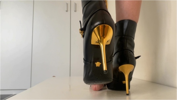 High Heels Goddess Lady Latisha - Lady Latisha - Exklusive Compilation - Versace Stiletto Boots - Cock Trampling - POV -Vol. 1