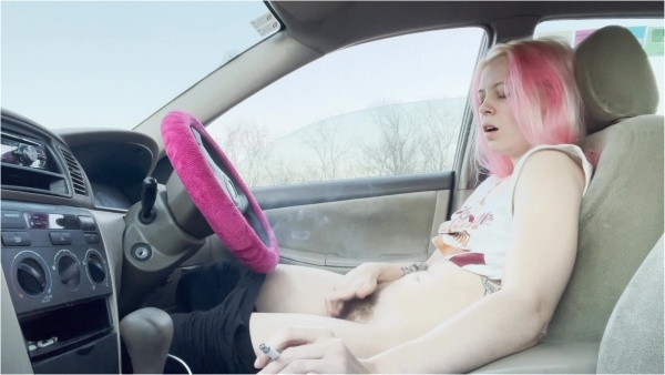 NovaSin - Smoke and Cum in Car
