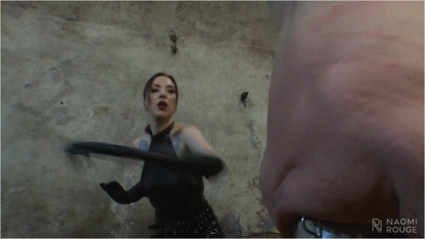 Lady Naomi Rouge - Suspended Upside Down and Whipped