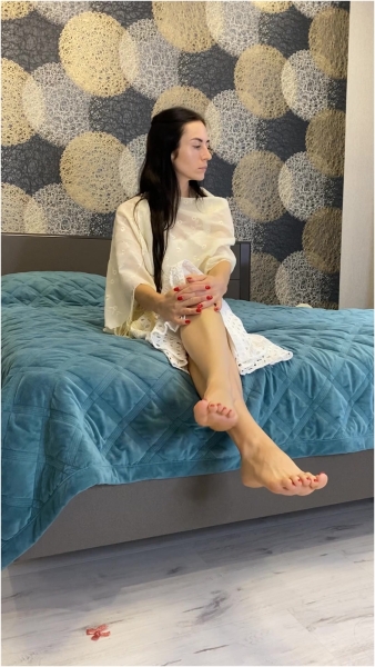 Princess Monica - Foot slave training toilet humiliation