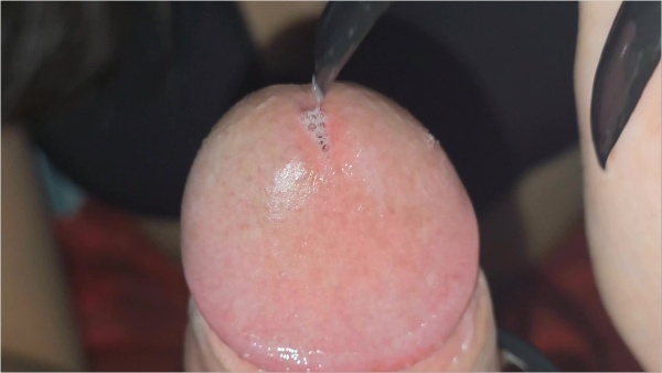 Dherlydoll Long Nails - Black Nails Seductionextreme Closeup POV Peehole Fuck And A Some Painful Tapping
