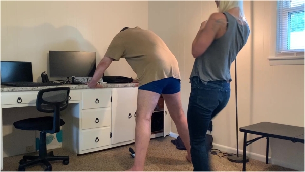Nutcracker Princess - Ballbusting Kicks From Behind I Tie Up His Nuts And Kick Him In The Balls From Behind - Country Girl Ali