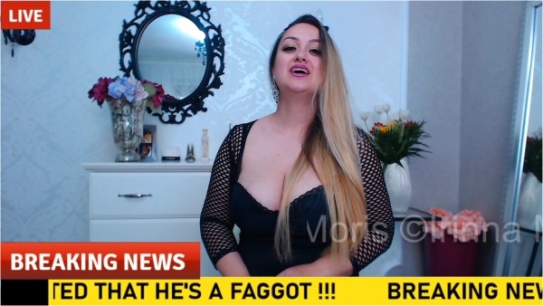 IrinnaMoris1 - He finally ADMITTED he is a FAGGOT