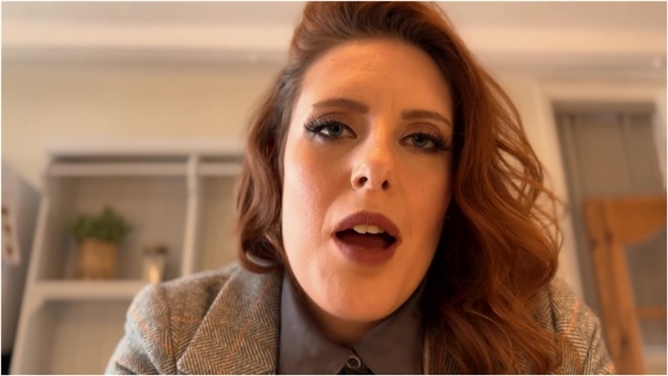 Lady Langford Nylons - Busted by the Boss - Left Humiliated with your Sad Tiny Cock